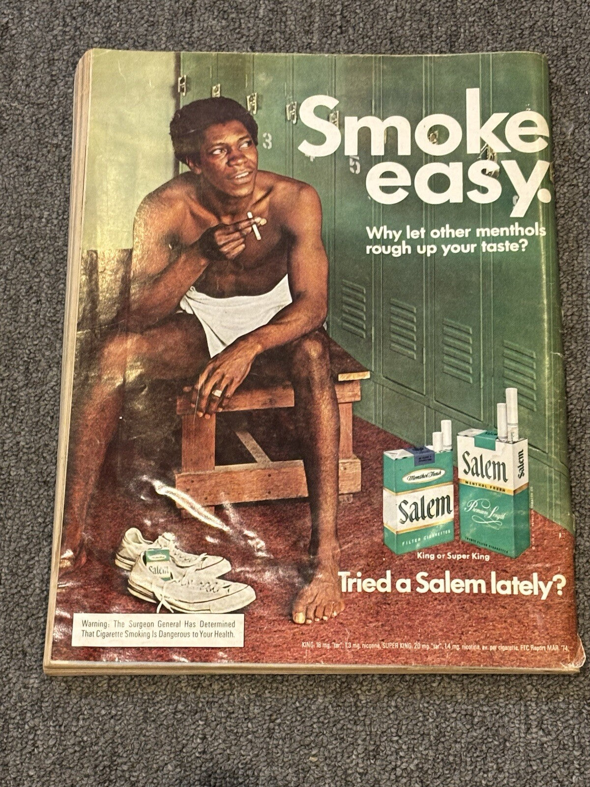 Vintage December 1974 Ebony Magazine with “Family Life of The Jackson Five”