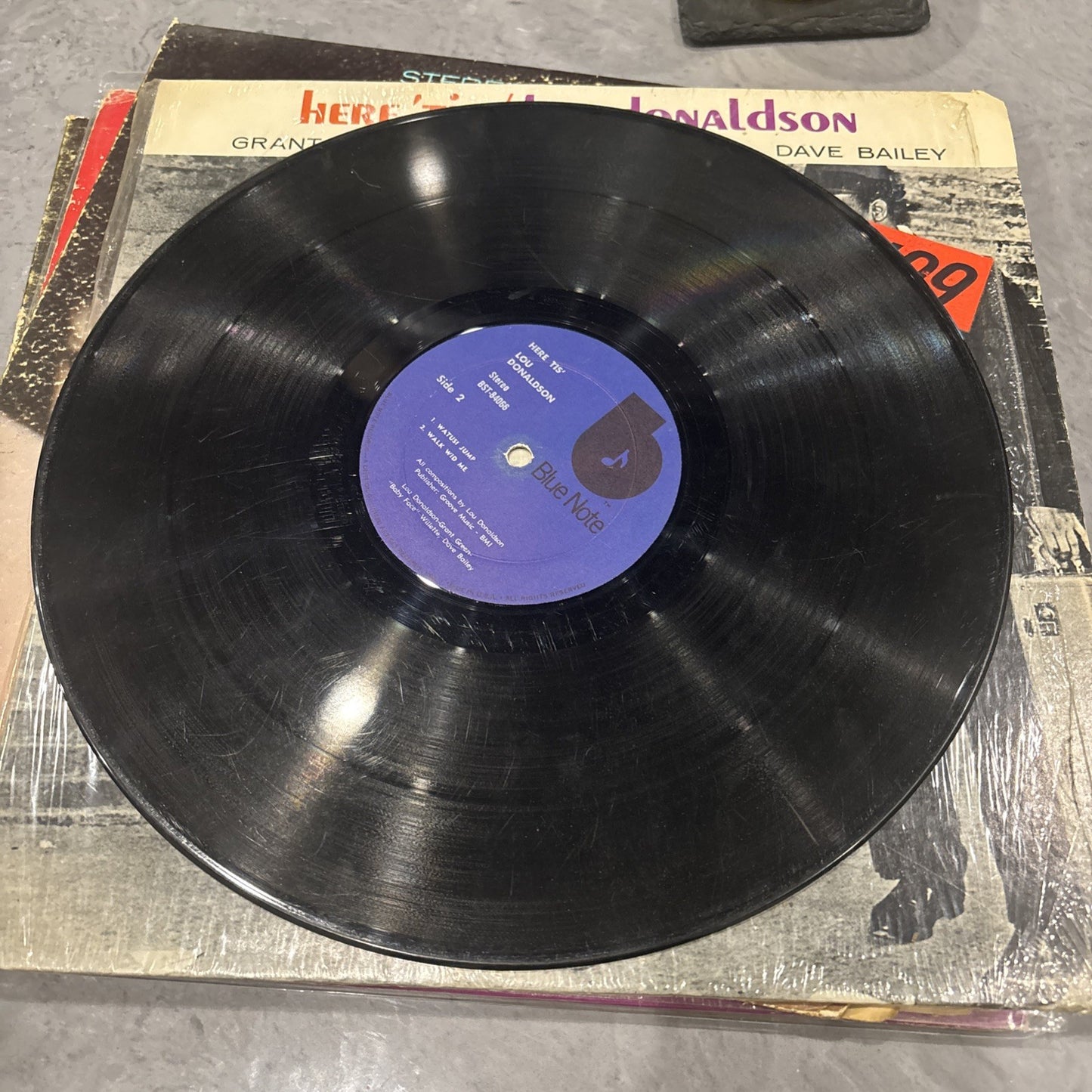 LOU DONALDSON "HERE 'TIS" BLUE NOTE LP Vinyl Grant Green 84066 Shrink