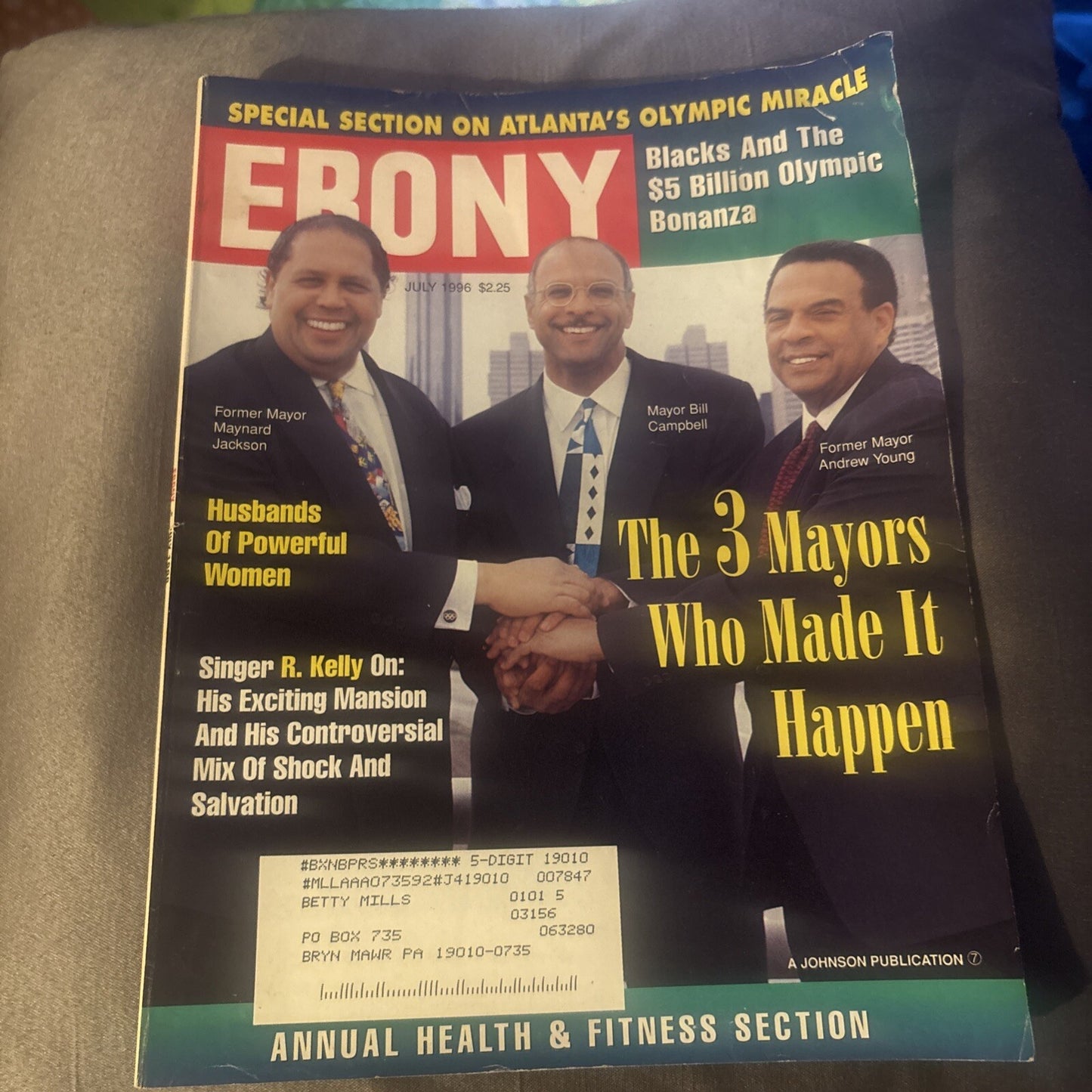 EBONY Magazine July 1996 Blacks And The $5 Billion Olympic Bonanza