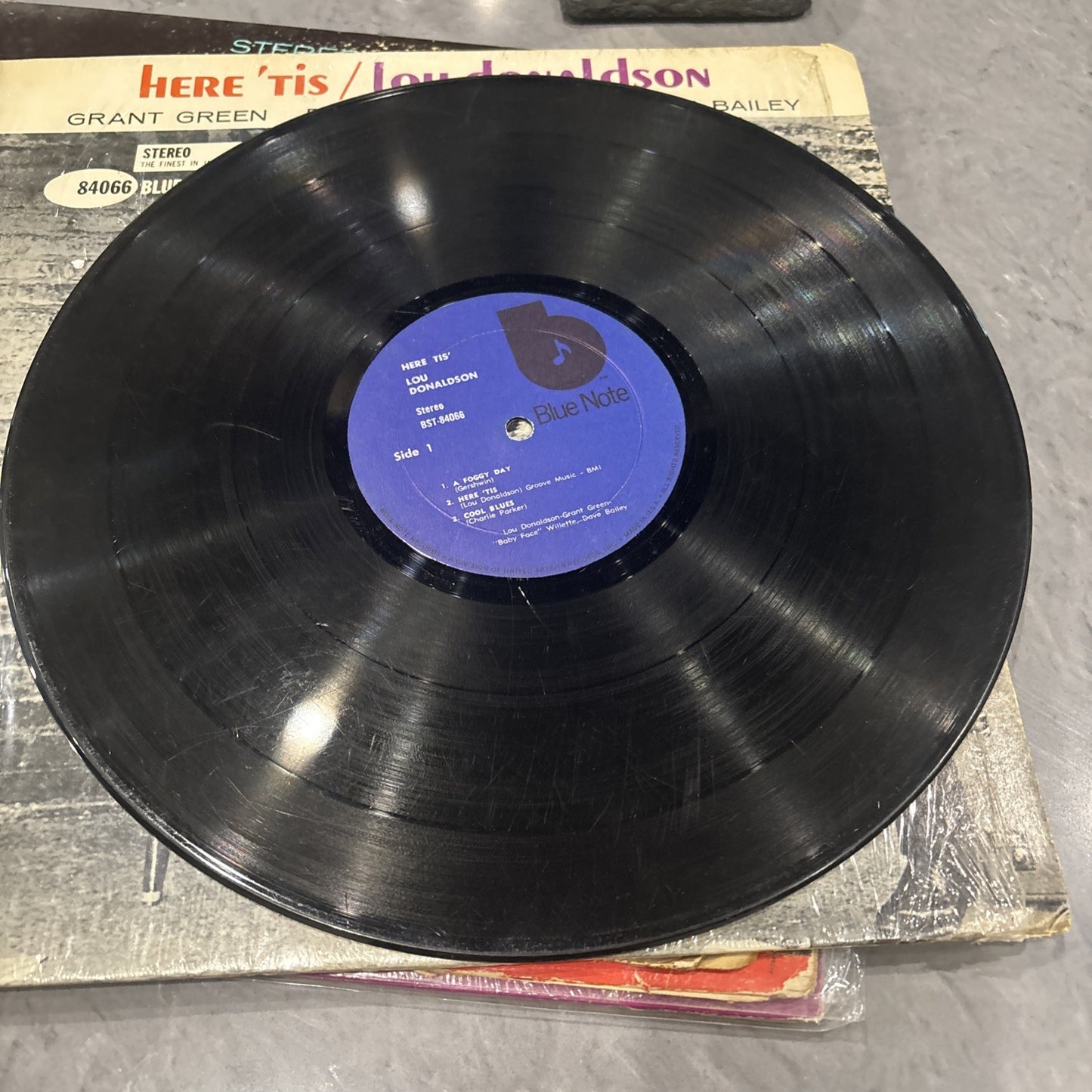 LOU DONALDSON "HERE 'TIS" BLUE NOTE LP Vinyl Grant Green 84066 Shrink