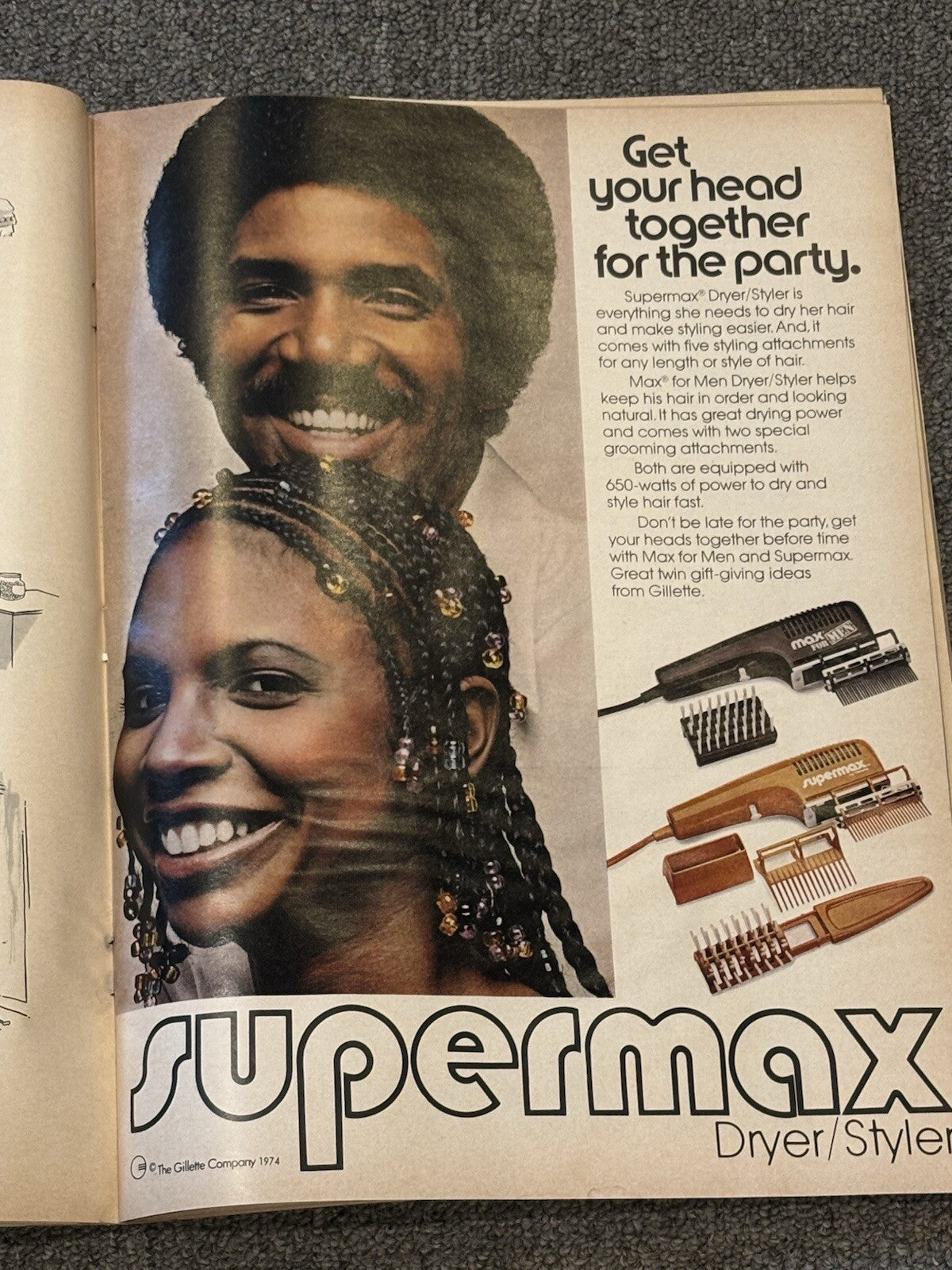 Vintage December 1974 Ebony Magazine with “Family Life of The Jackson Five”