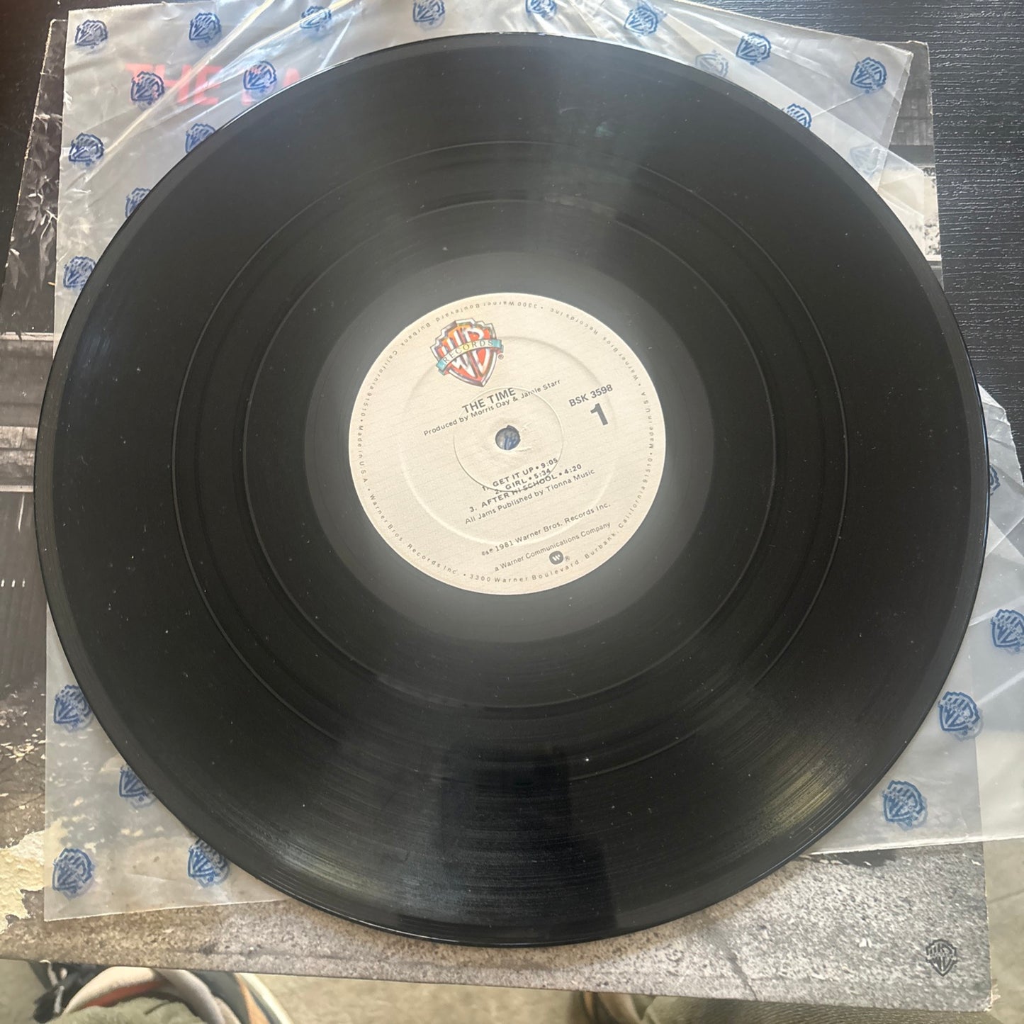 The Time-Self Titled Vinyl LP- 1981 Warner Bros. BSK 3598