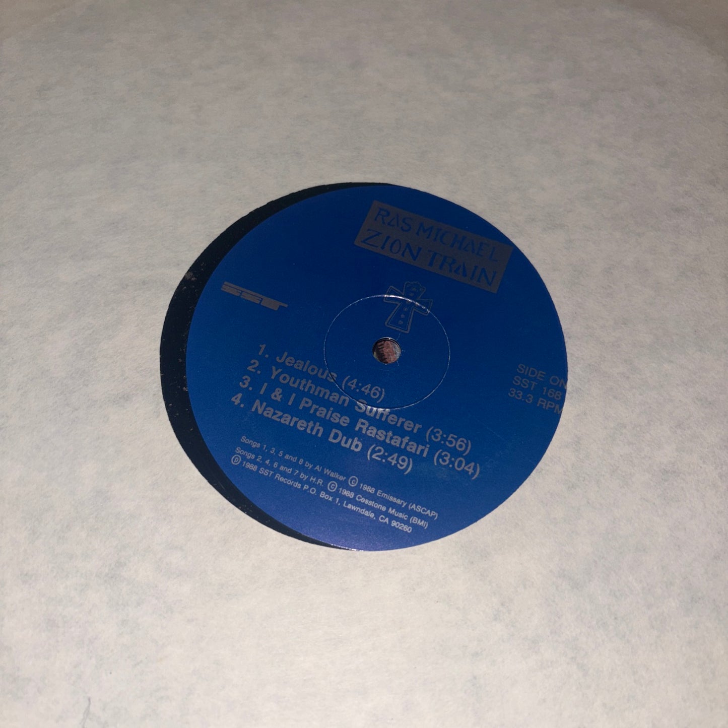 RAS MICHAEL Zion Train SST168 SST Records US 1988