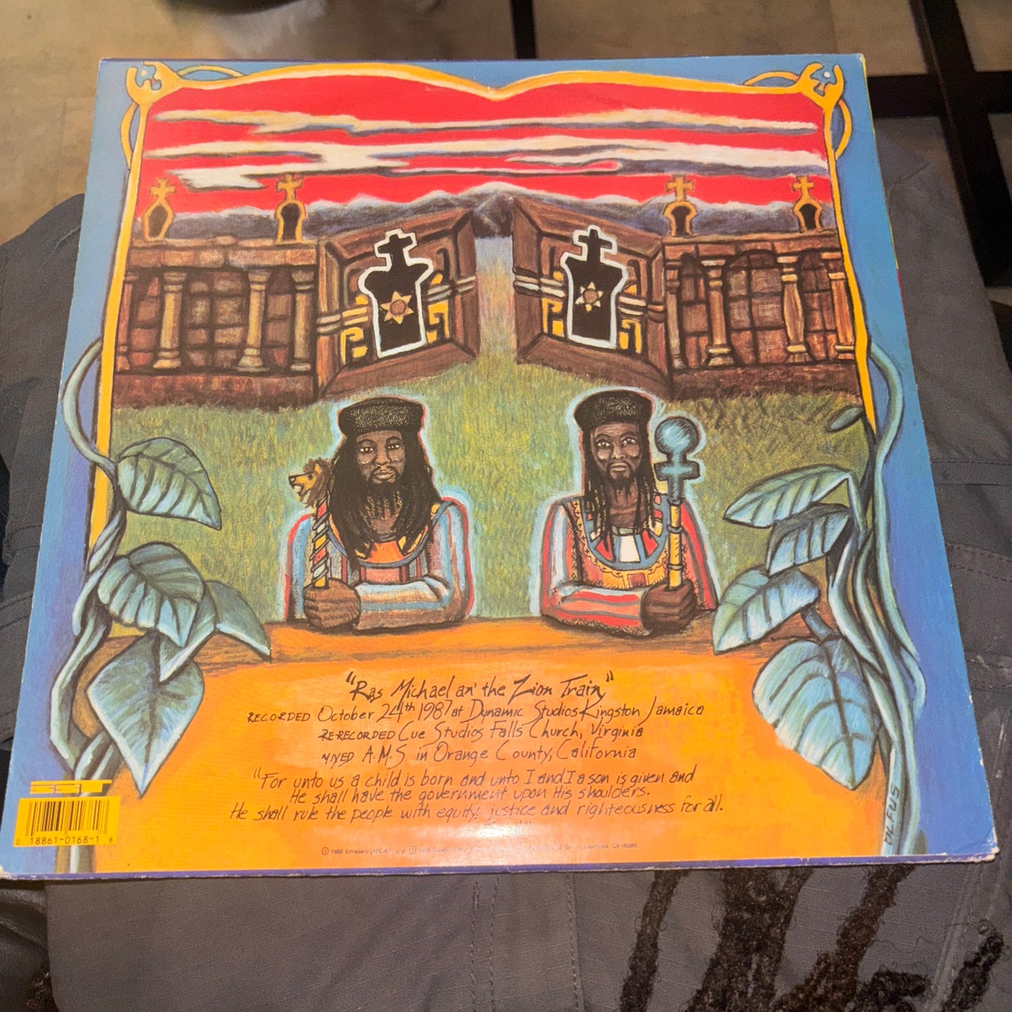 RAS MICHAEL Zion Train SST168 SST Records US 1988