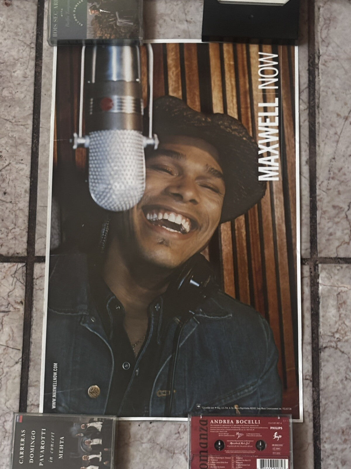 Maxwell Now Record Radio Promo Poster Y2K 2001 11x17