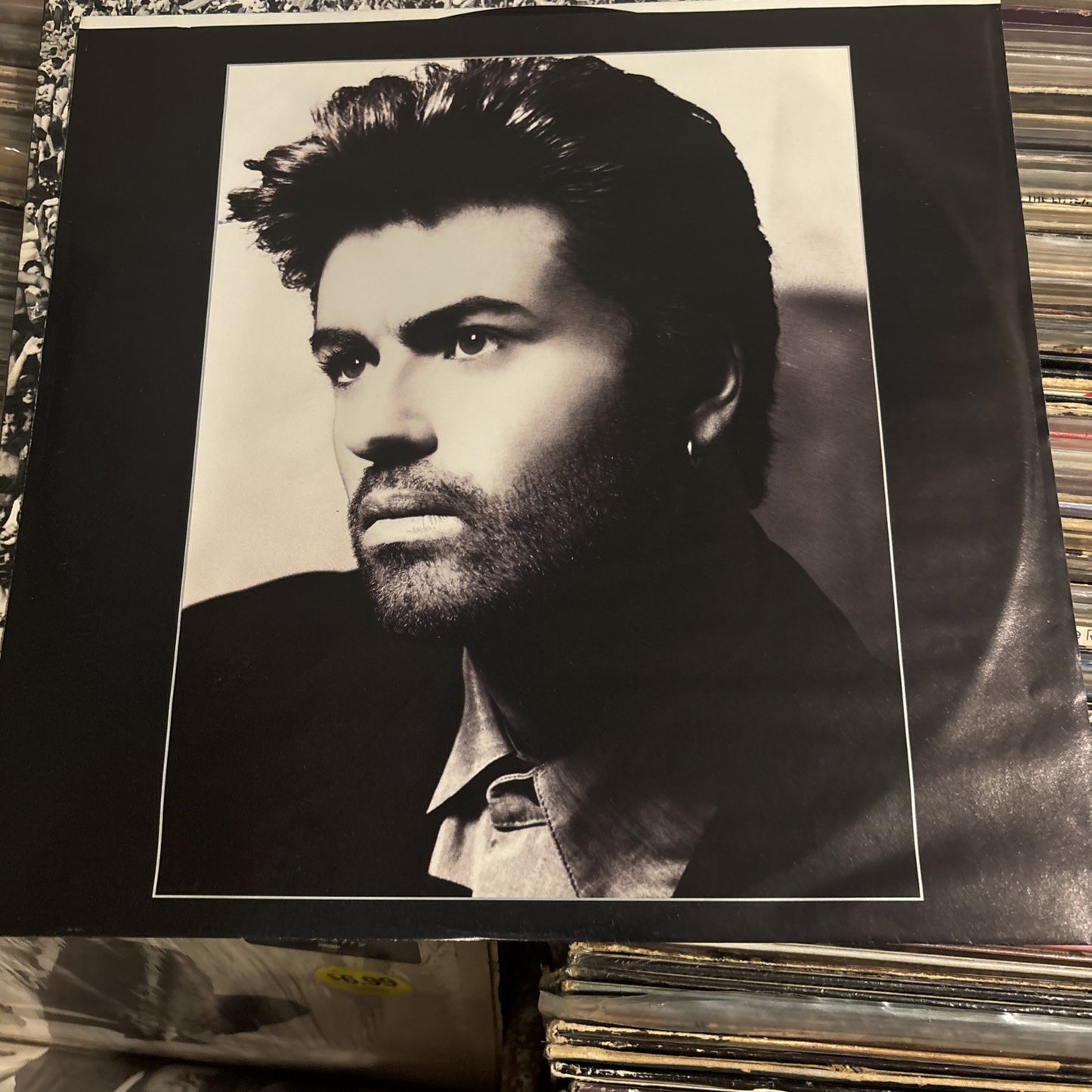 1990 George Michael Listen Without Prejudice Vinyl Record Hype Shrink