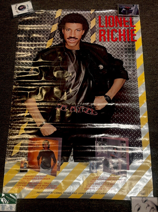 Lionel Richie Can’t Slow Down Rare Promo Poster 1984 24x36
