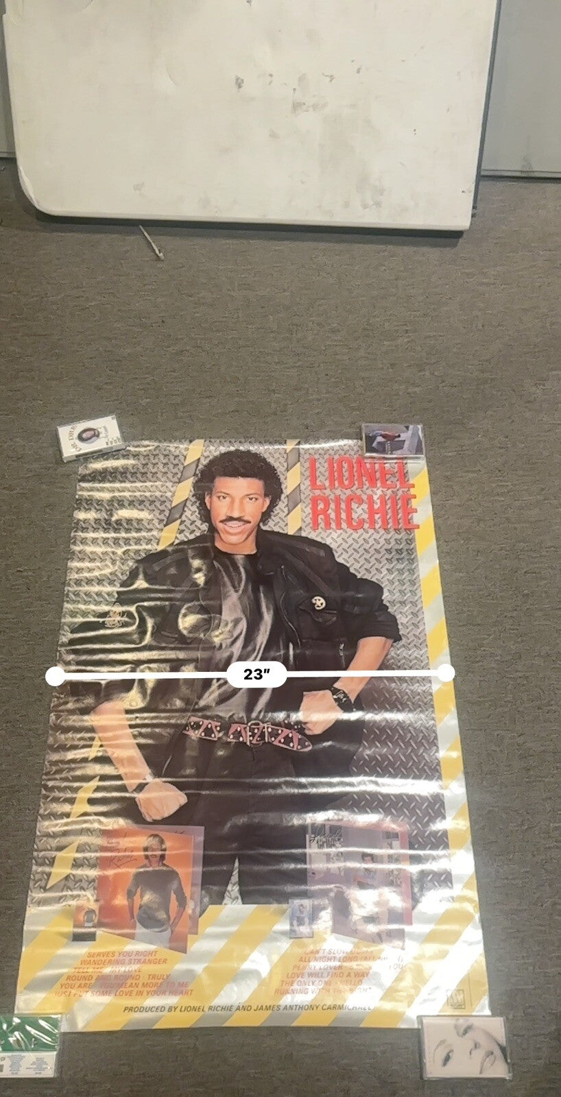 Lionel Richie Can’t Slow Down Rare Promo Poster 1984 24x36