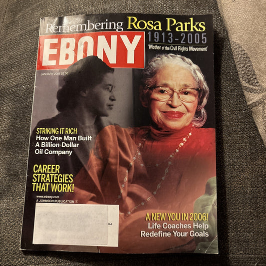 Ebony Magazine January 2006 Rosa Parks Civil Rights Martin Luther King Jr