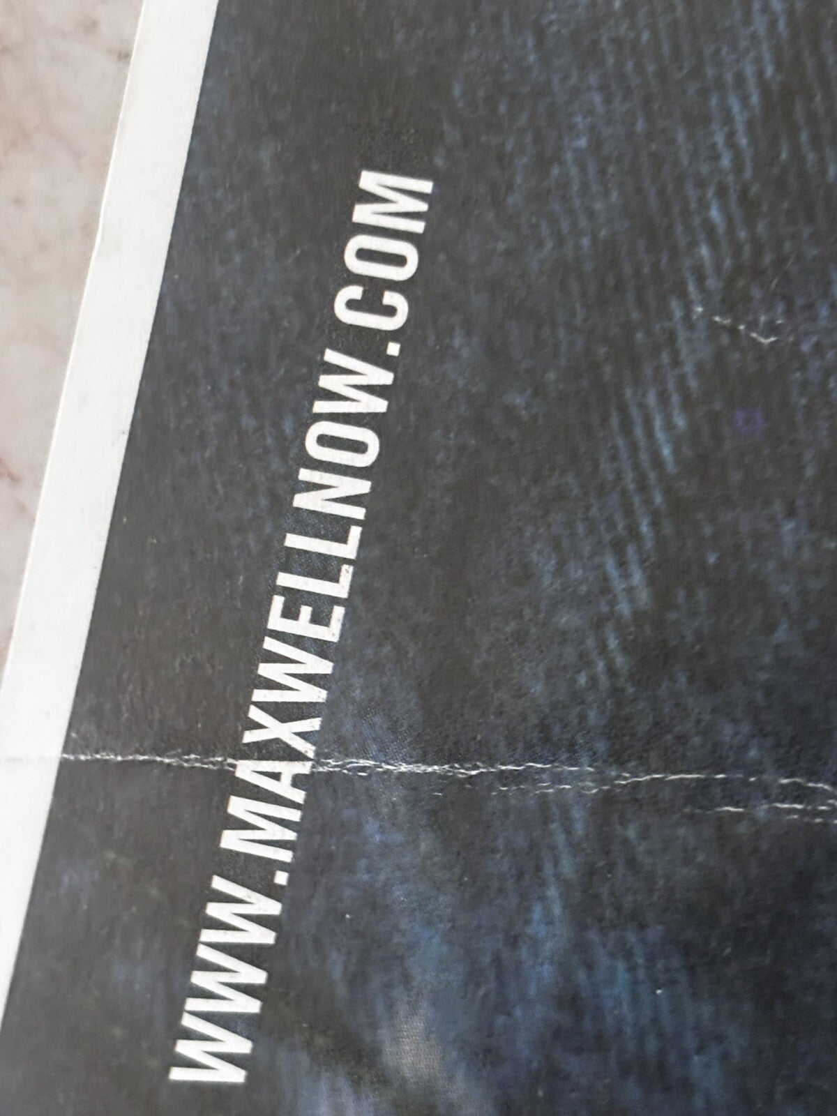 Maxwell Now Record Radio Promo Poster Y2K 2001 11x17