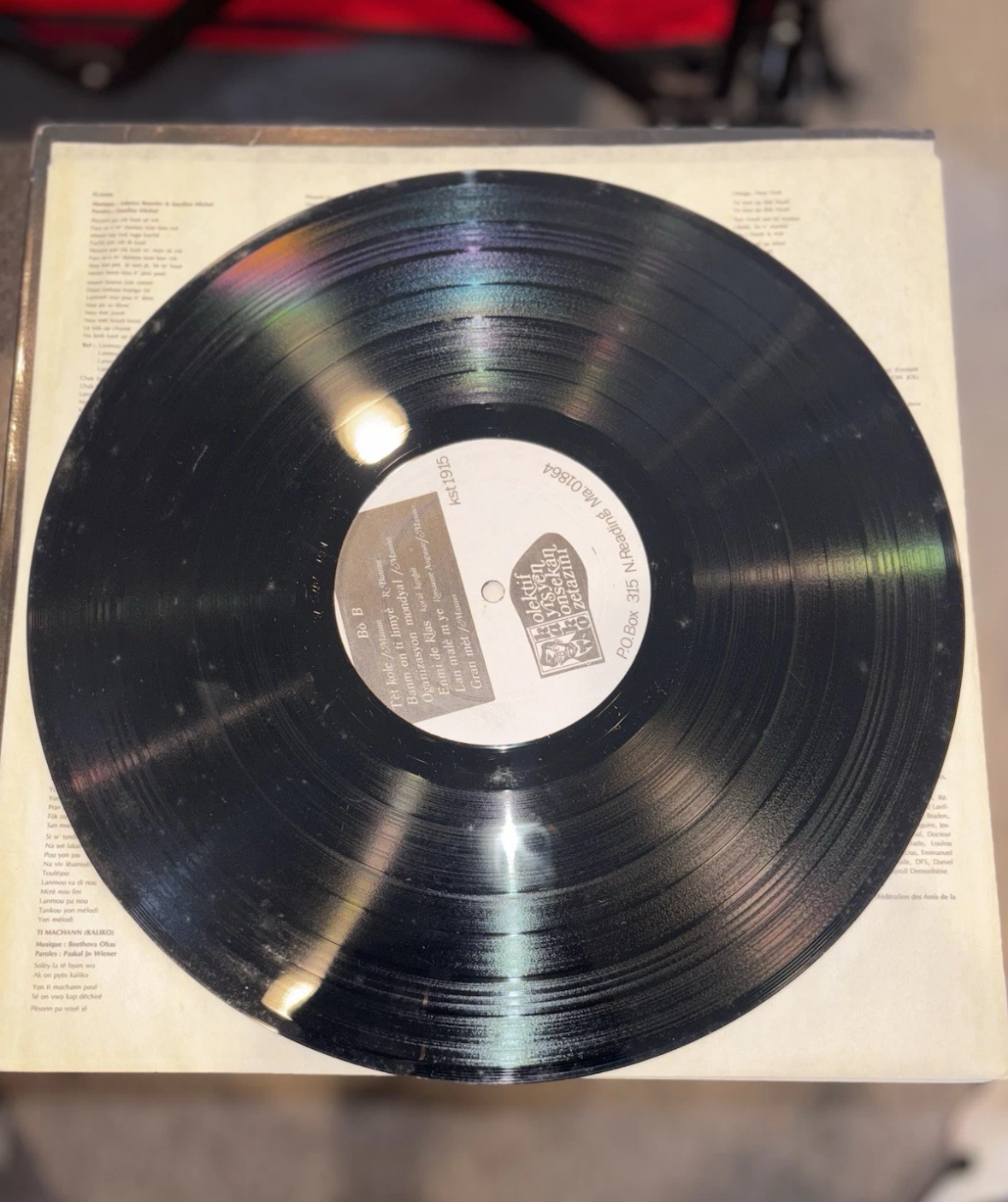 Manno Charlemagne Not Nan Malè Ak Òganizasyon Mondyal 1988 KST 1915 Hatian Folk