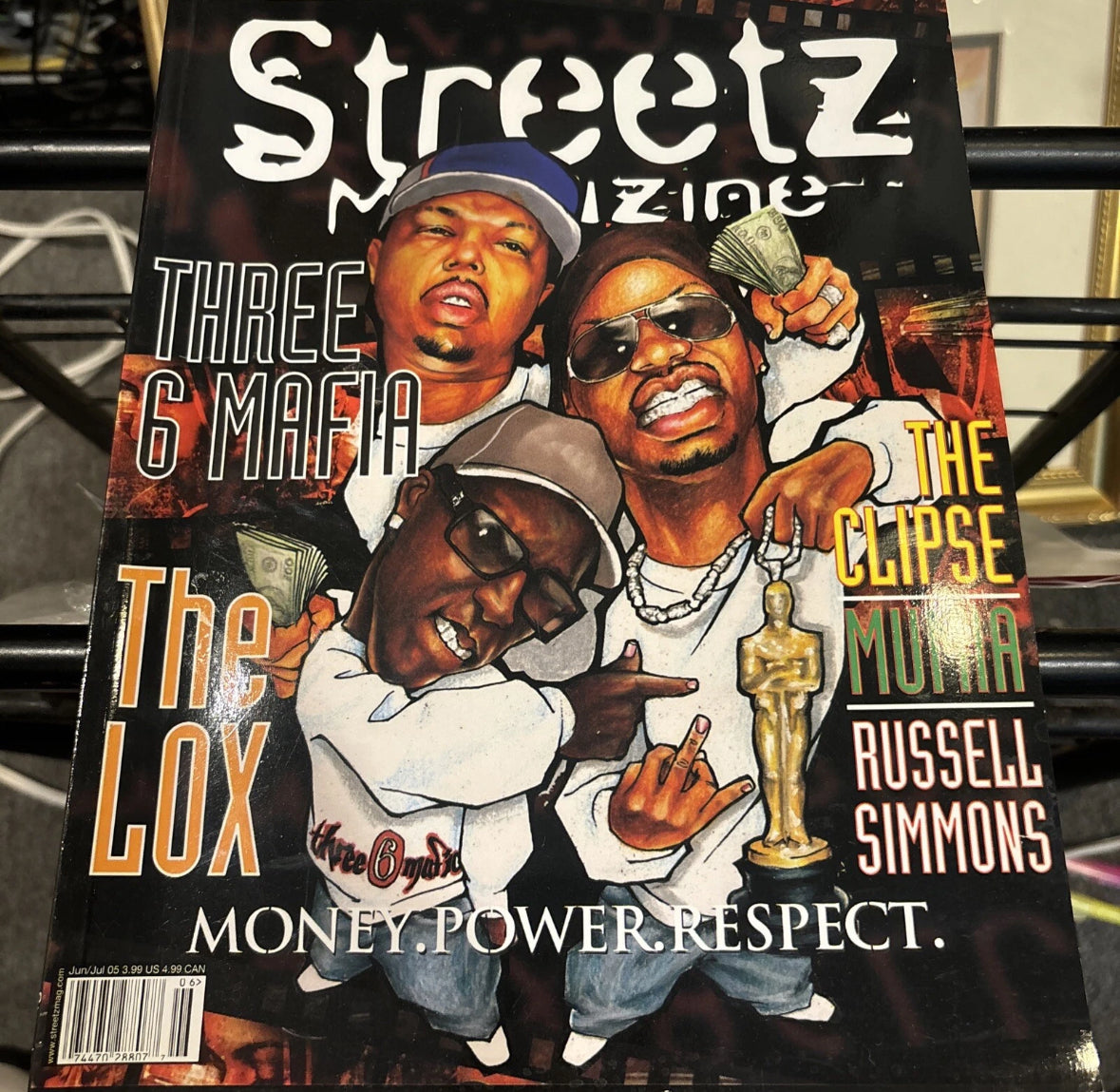 Vintage Streetz Magazine Three 6 Mafia Cover Lox Tribute 2005 Independent Mag