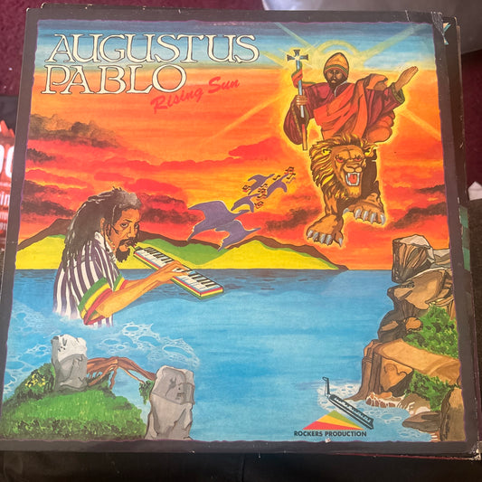 Augustus Pablo Rising Sun LP Reggae 1986 Message Label 1008