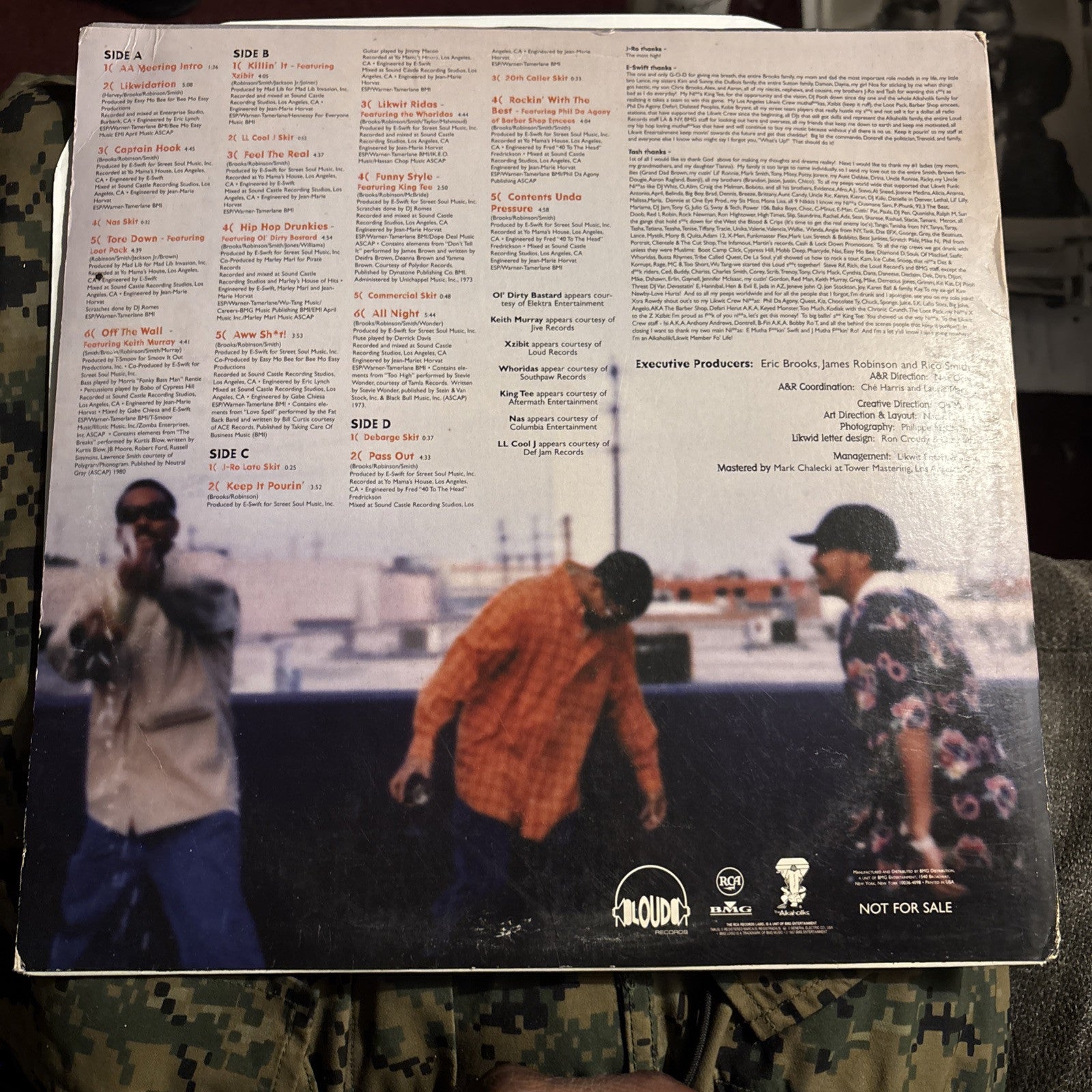 1997 - ALKAHOLIKS - LIKWIDATION 2XLP - LOUD RECORDS ORIGINAL CLEAN VERSION PROMO